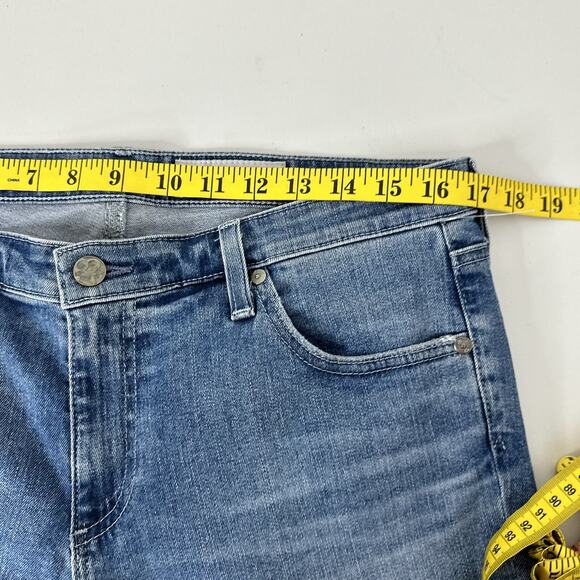 AG Adriano Goldschmied Jeans Womens 32 Blue Legging Ankle Skinny Stretch - Picture 12 of 16